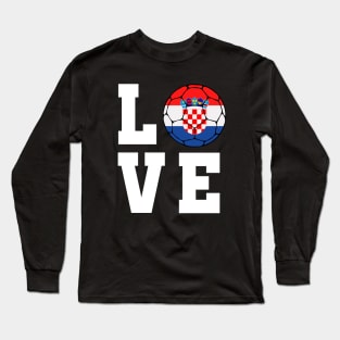 Croatia Football Long Sleeve T-Shirt